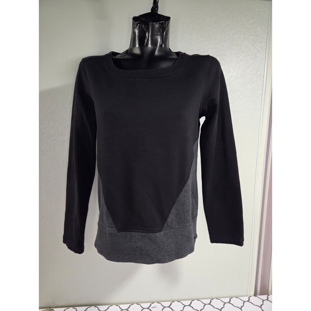 The North Face Women's Crewneck Pullover sz S Black & Gray